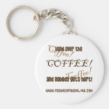 Remettez le café porte-clés