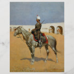 Remington's Cavalryman of the Line, Mexico (1889) Custom Flyer