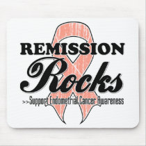 Remission Rocks - Endometrial Cancer Awareness Mouse Pads