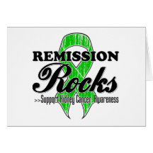 Remission Rocks - Kidney Cancer Awareness Card