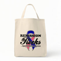 Remission Rocks - Male Breast Cancer Awareness Bags