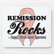 Remission Rocks - Uterine Cancer Awareness Mouse Pads