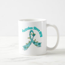 Remission Since 1978 Ovarian Cancer Mugs