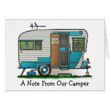 Remorque de campeur de luxe M Carte De Vœux