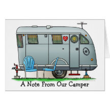 Remorque de campeur spartiate rv M Cartes De Vœux
