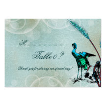 Remous bleus d'oiseau de numérotation de table ver modèle de carte de visite