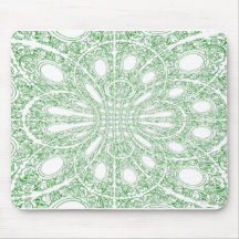 Remous de vert tapis de souris