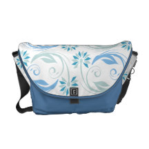 Remous floral élégant de motif de fleur besace