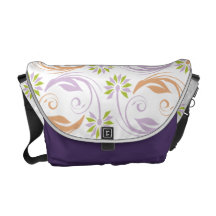 Remous floral élégant de motif de fleur besaces