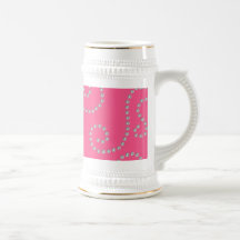Remous roses de diamant tasse à café