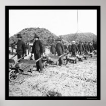 Removing Ammo from Fort McAllister, GA 1864 Posters