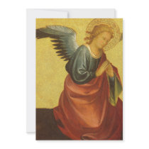 Renaissance Angel by Master of the Bambino Vispo Personalized Invites