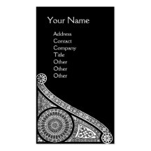 RENAISSANCE ARCHITECT ,ARCHITECTURE Monogram 1 Business Card Templates