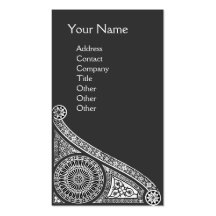 RENAISSANCE ARCHITECT/ Architecture Monogram 1 Business Cards
