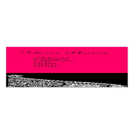 RENAISSANCE ARCHITECT Architecture,Pink Black Business Cards