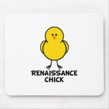 Renaissance Chick Mouse Pad