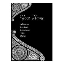RENAISSANCE MONOGRAM 4 BUSINESS CARDS