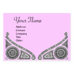 RENAISSANCE MONOGRAM ,pink Business Cards