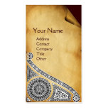 RENAISSANCE  Parchment Monogram 1 Business Cards