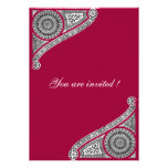 RENAISSANCE ,red Custom Invitation