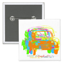 Renault 4CV Buttons