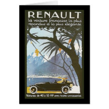 Renault Greeting Card
