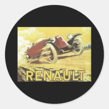Renault Round Stickers
