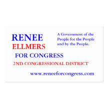 RENEE ELLMERS FOR CONGRESS BUSINESS CARD