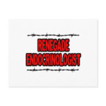 Renegade Endocrinologist Postcards