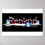 Renkoo Penguin Logo Poster
