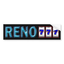 RENO BUMPER STICKER