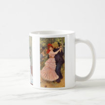 Renoir - Dance in the City, Country, and Bougival Coffee Mugs