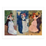 Renoir - Dance in the City, Country, and Bougival Post Cards