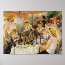 Renoir, Luncheon of the Boating Party (with Oboes) Print