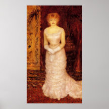 Renoir - Portrait Of The Actress Jeanne Samary Posters