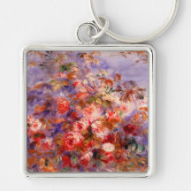 Renoir: Roses by the Window Key Chains