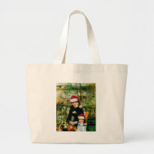 Renoir Santa Canvas Bags