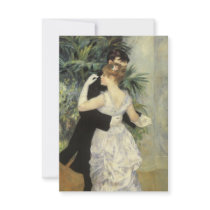 Renoir's City Dance Wedding Response Card Custom Announcements