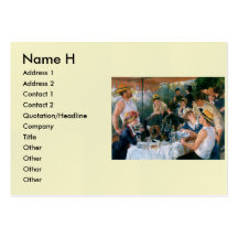 Renoir's Luncheon of the Boating Party (1881) Business Card Templates