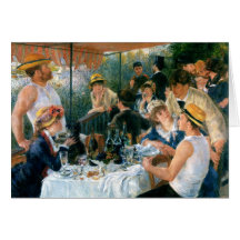 Renoir's Luncheon of the Boating Party (1881) Greeting Cards