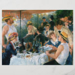 Renoir's Luncheon of the Boating Party (1881) Flyer Design