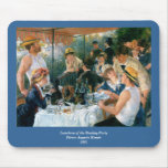 Renoir's Luncheon of the Boating Party (1881) Mouse Pads
