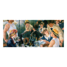 Renoir's Luncheon of the Boating Party (1881) Full Color Rack Card