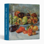 Renoir's Still Life with Mediterranean Fruit, 1911 3 Ring Binder