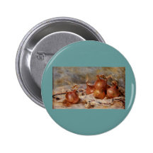 Renoir's Still Life with Onions (1881) Pinback Buttons