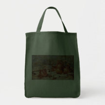 Renoir's Still Life with Onions (1881) Canvas Bags
