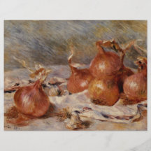 Renoir's Still Life with Onions (1881) Custom Flyer