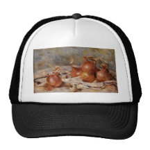 Renoir's Still Life with Onions (1881) Hat