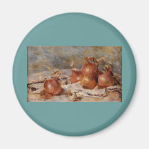 Renoir's Still Life with Onions (1881) Fridge Magnet