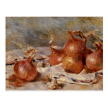 Renoir's Still Life with Onions (1881) Postcard